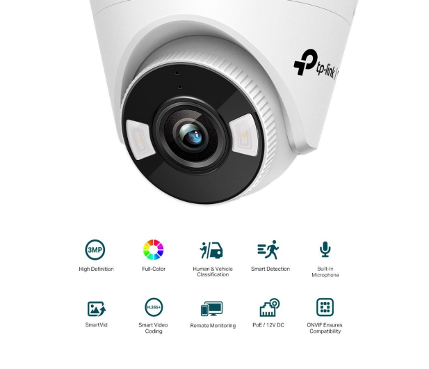 TP-Link VIGI C430(4mm) kamera Turret 3MP FullColor - 1146060 - zdjęcie 2
